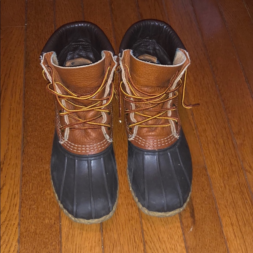 LL Bean Boots, 6”, Leather Cuff